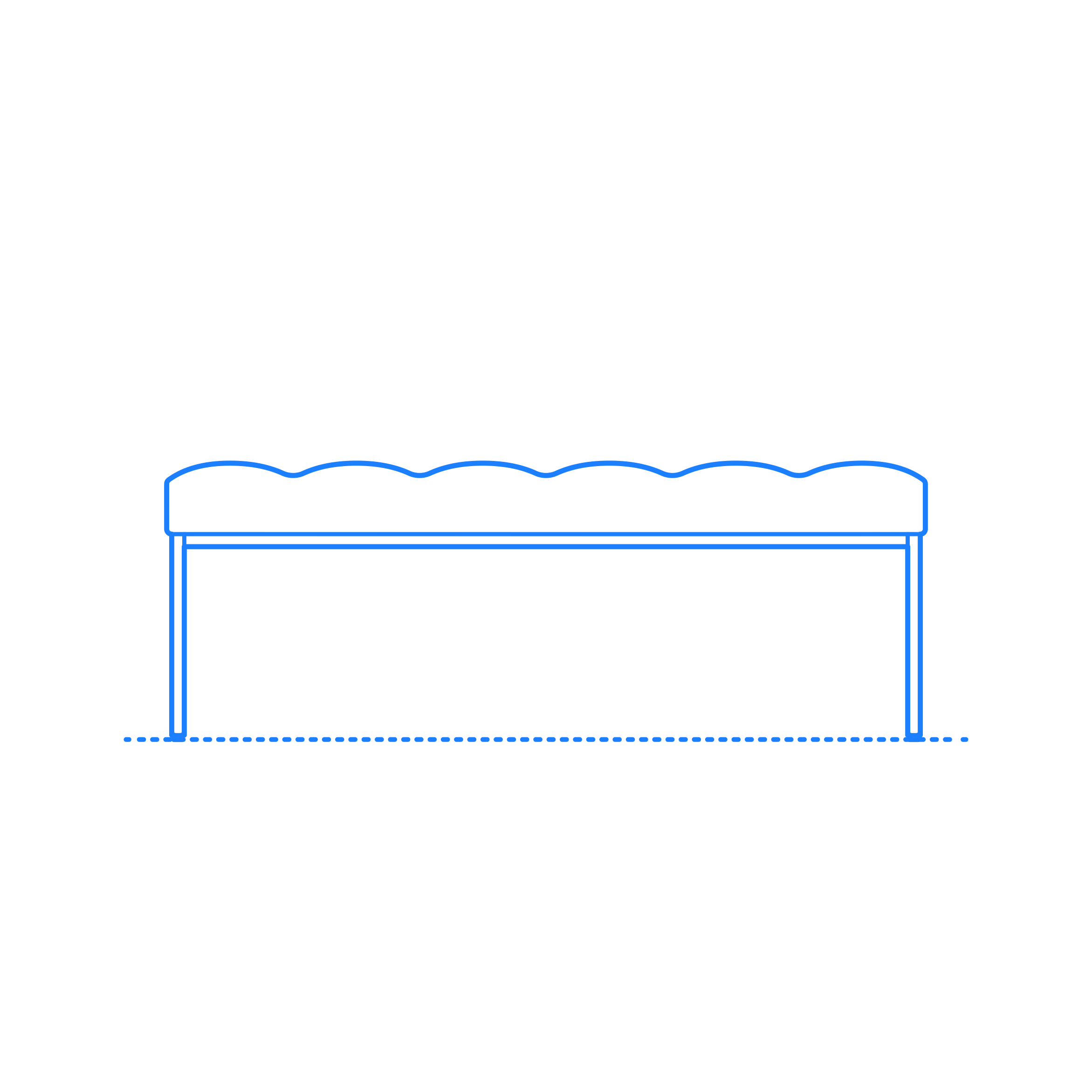 Furniture Benches Florence Knoll Relaxed Square Bench Small Line Art Svg Vector Free Vectors